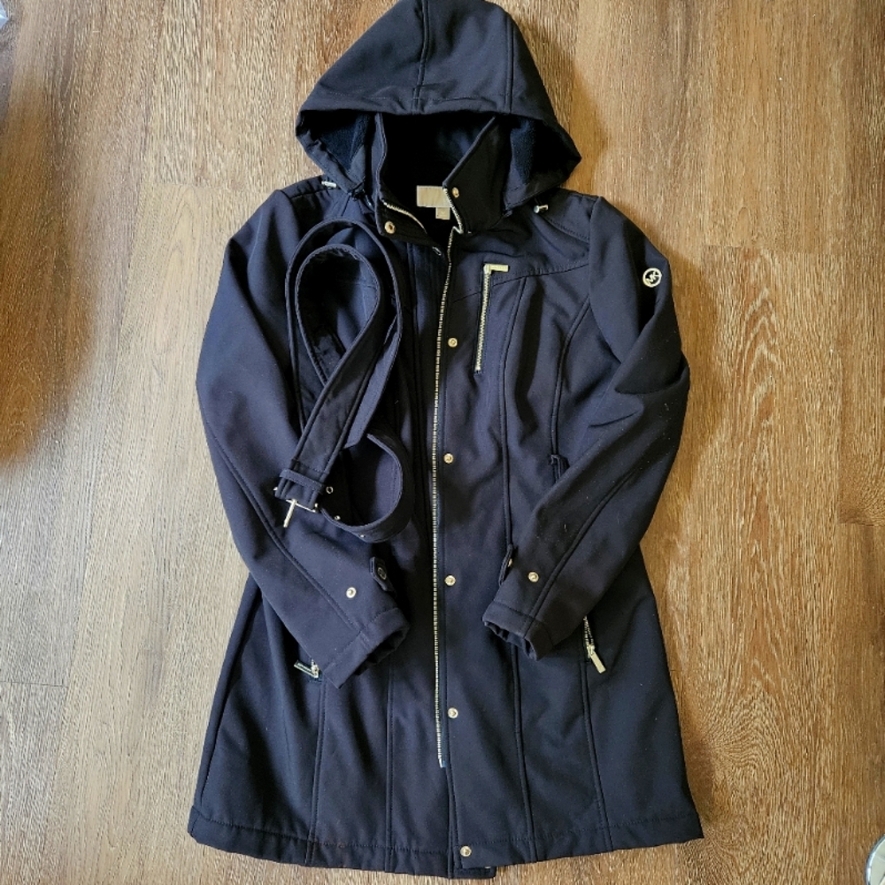Michael kors Black Hooded Jacket